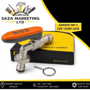 GARDEN TAP COP+CODE LOCK