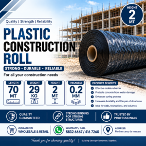 PLASTIC CONSTRUCTION ROLL